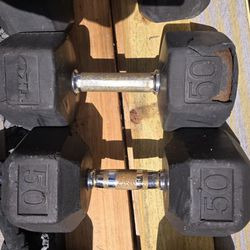 50lbs Dumbbells 