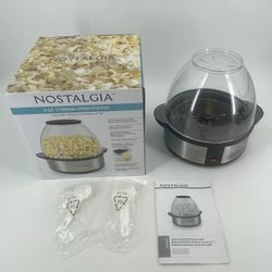 Popcorn Machine Maker Nostalgia Stirring Speed Popper 6 Quart