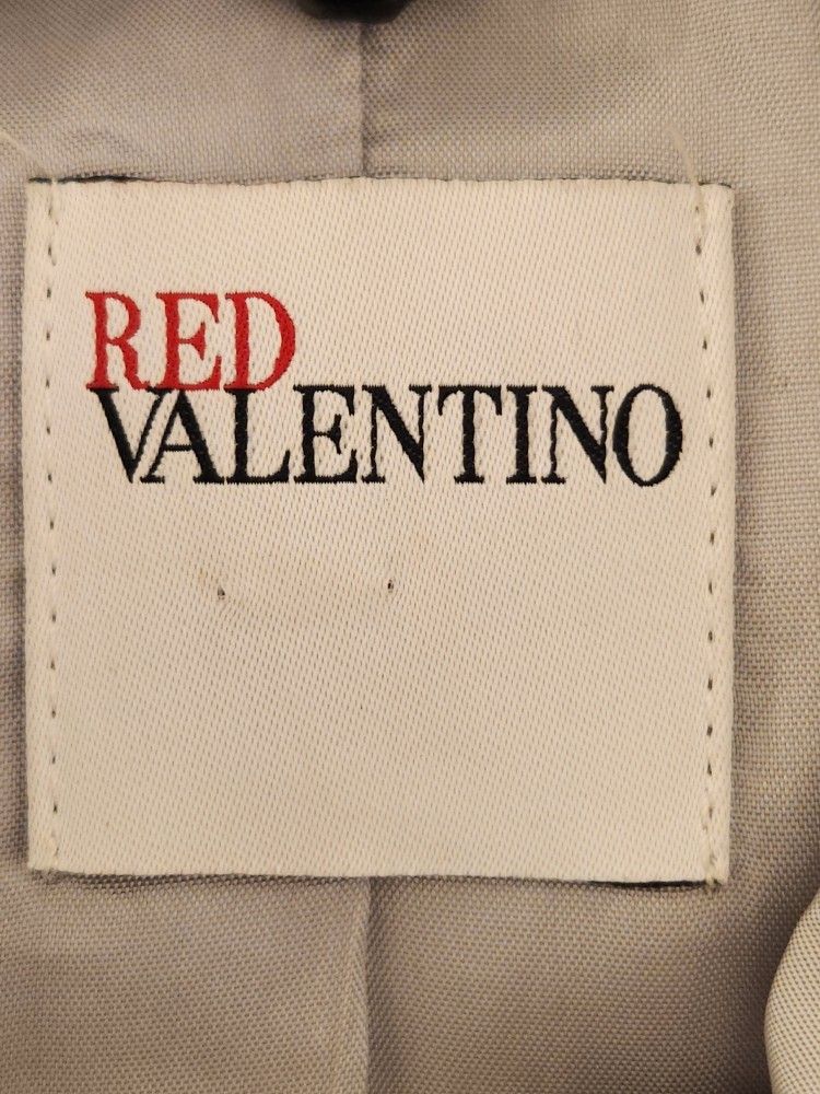 Red VALENTINO Gorgeous Women Coat / Raincoat - Fits XS to M-Like New Worn Only Once