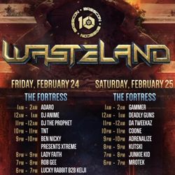 Wasteland Saturday Ticket