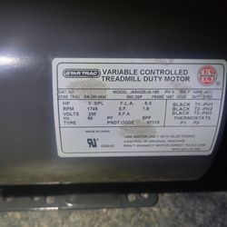 Variable Controlled Treadmill Duty Motor 