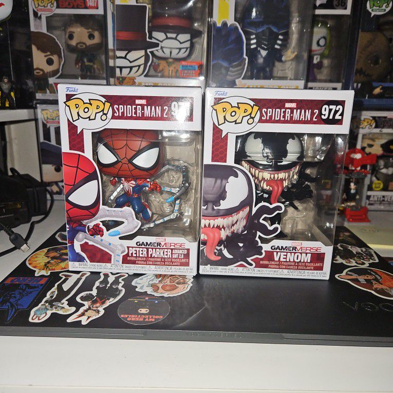 Spider-man 2 Funko Pop Set Bundle