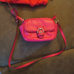 Pink Coach Purse