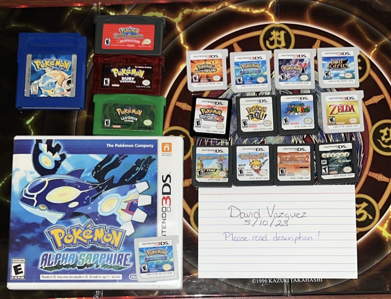 Various Nintendo GBA, DS, and 3DS Games (Read Description)