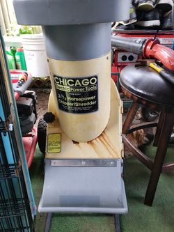 Chicago electric chipper/shredder