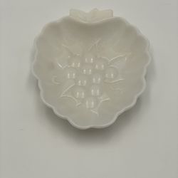 Hazel Atlas Milk Glass Relish Dish