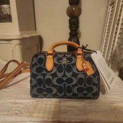 Coach Denim Mini Rowan
