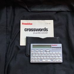 Franklin crossword Puzzle Solver