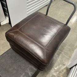 Leather Couch Centerpiece 