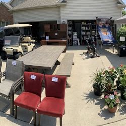 MOVING SALE: 2017 Sienna SE Premium, Golf Cart, RH Dining Set, Bed Frames, Office, Plants & More!