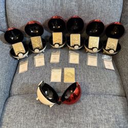 Complete Set 1999 Burger King Nintendo Pokémon 23 Carat Gold Plated Cards