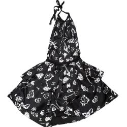 CHANEL FW 2025/26 Printed Silk Satin Short Dress