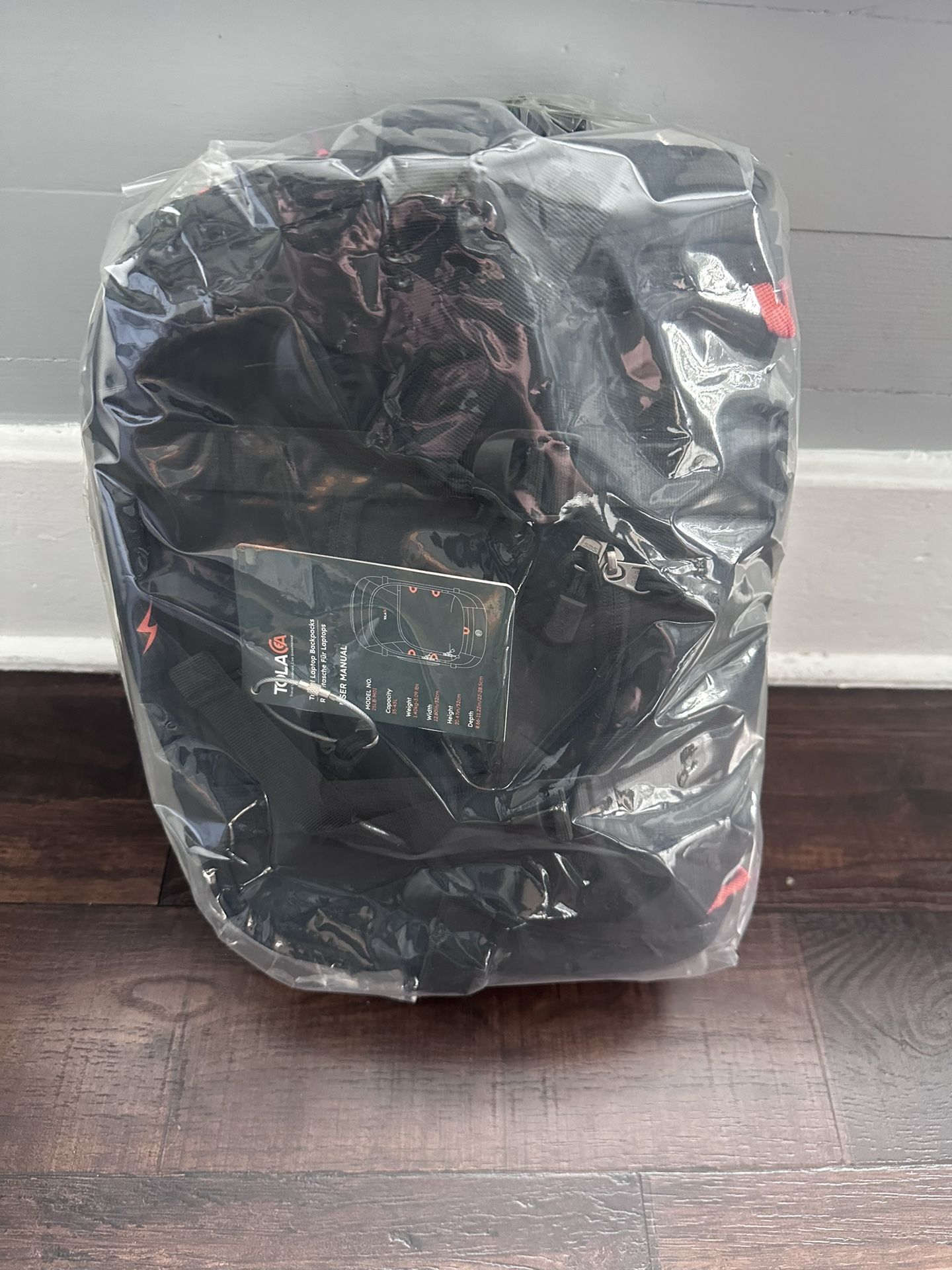  Tolaccea Travel Backpack, TSA Flight Approved Carry On Laptop Backpack for Women Men, Dual Laptop Storage for 17.3" and 15.6" Laptop, Large Luggage B