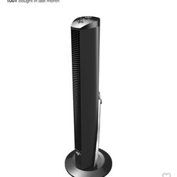 Vornado OSCR37 Oscillating Tower Fan and Air Circulator with Remote, Smooth Oscillation, Timer and Touch Controls, 37-Inch,Black