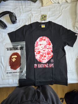 Pink bape tee