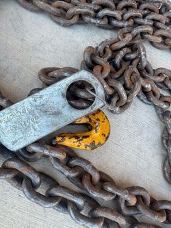 Construction Grade  chains 6 chains with tags