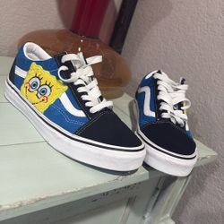 Vans off the wall x SpongeBob SquarePants Old Skool Smile patch Men 6.5