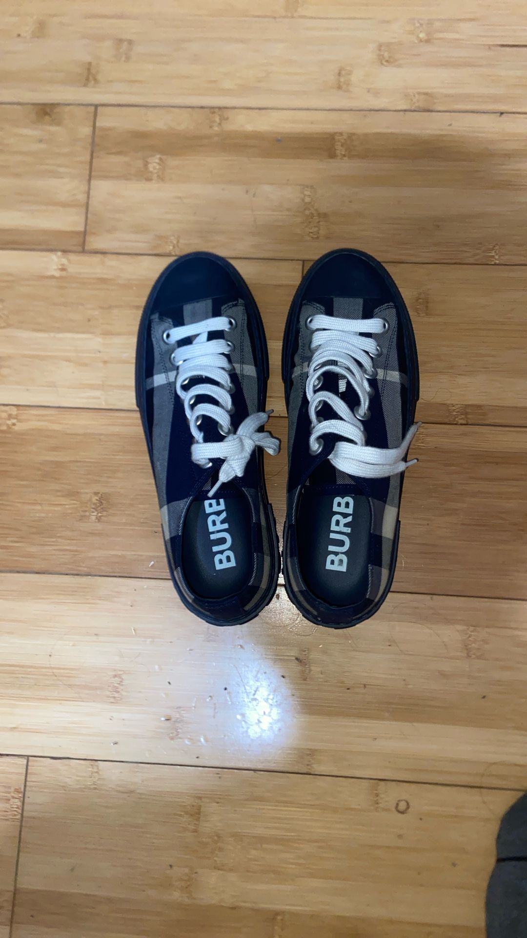 Navy Burberry Shoes Size 39