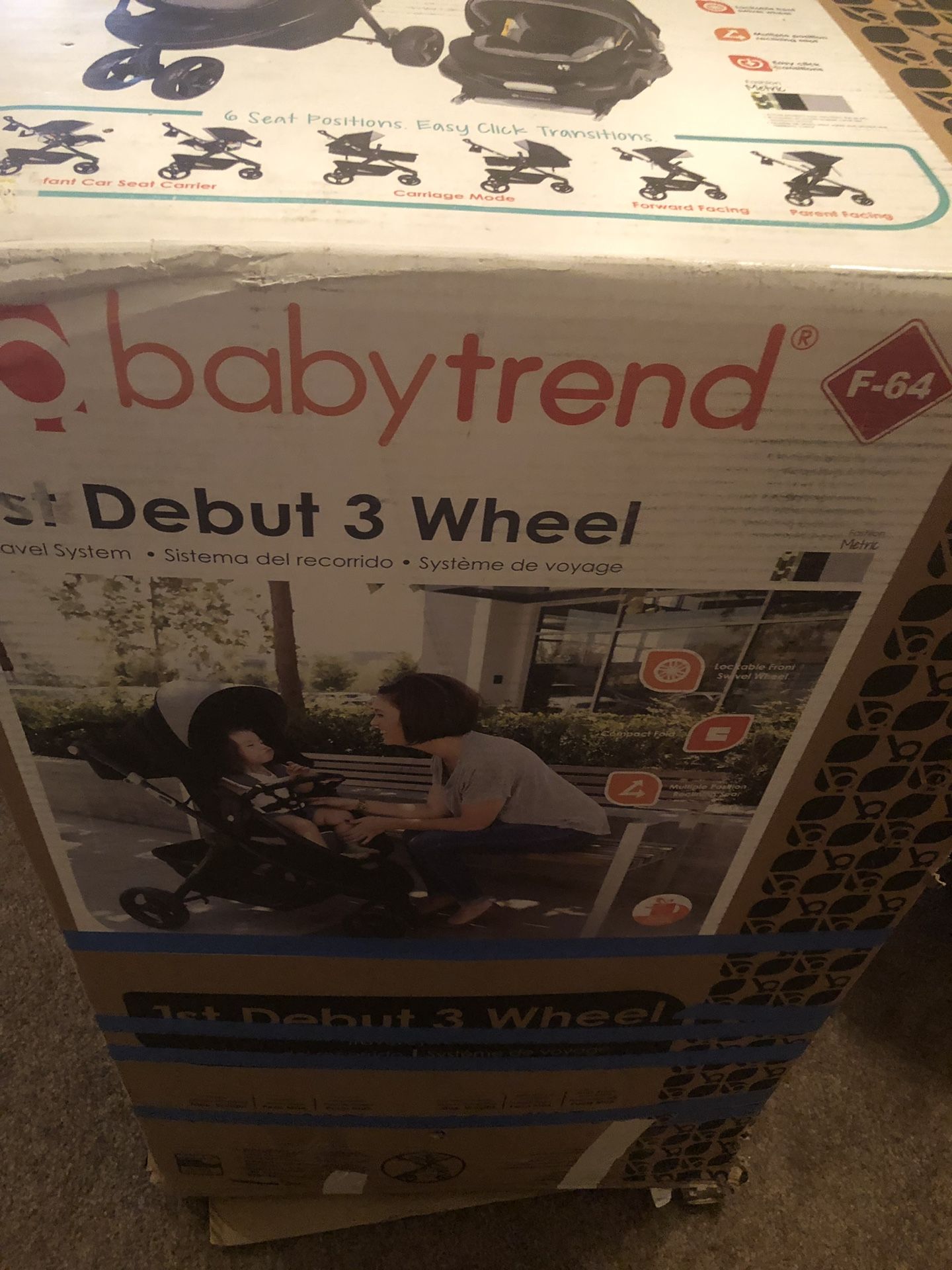 Baby car seat and stroller