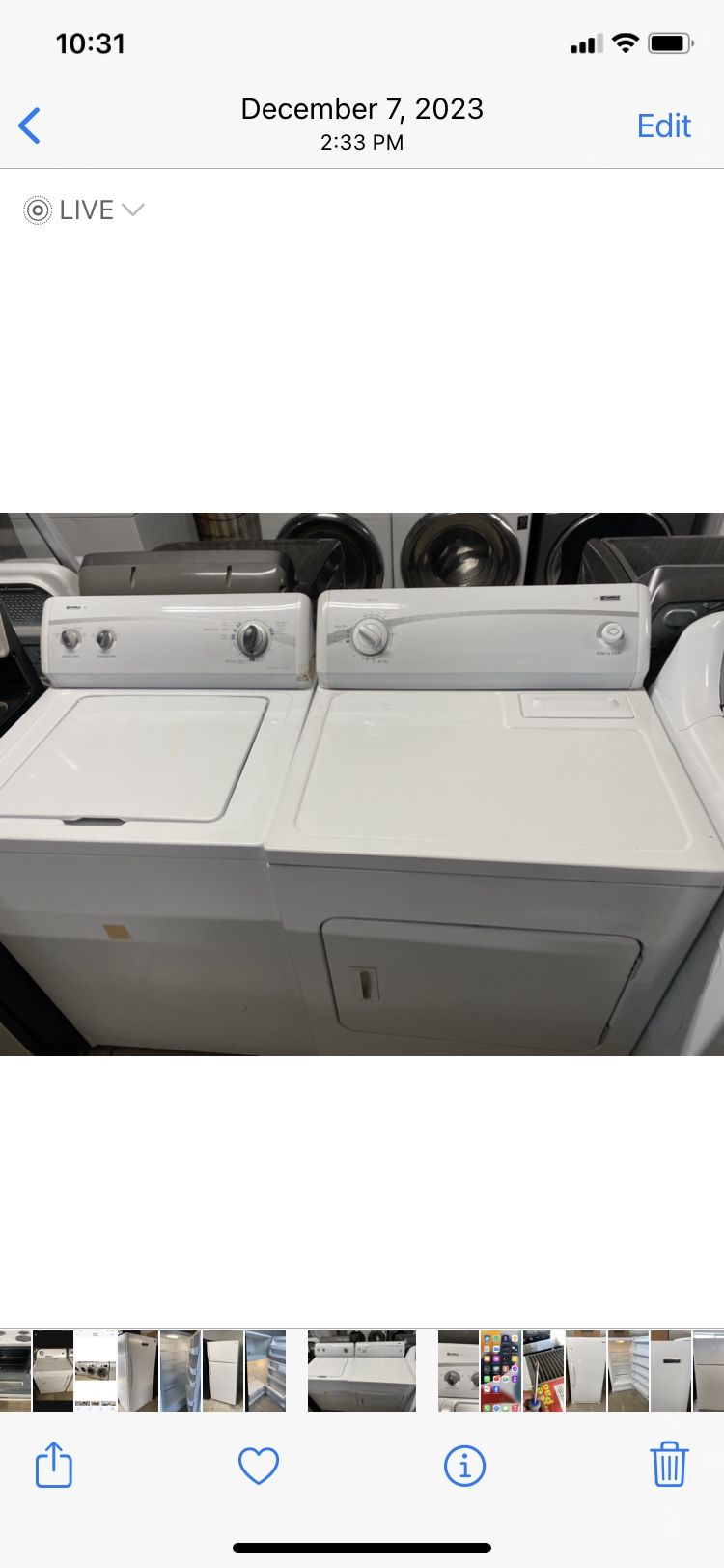 Kenmore Washer&Dryer 1yr Warranty 36yr Same Location Credit Cards Welcome Delivery Available SE HABLA ESPAÑOL