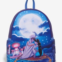 Disney Loungefly Aladdin & jasmine magic carpet ride mini backpack