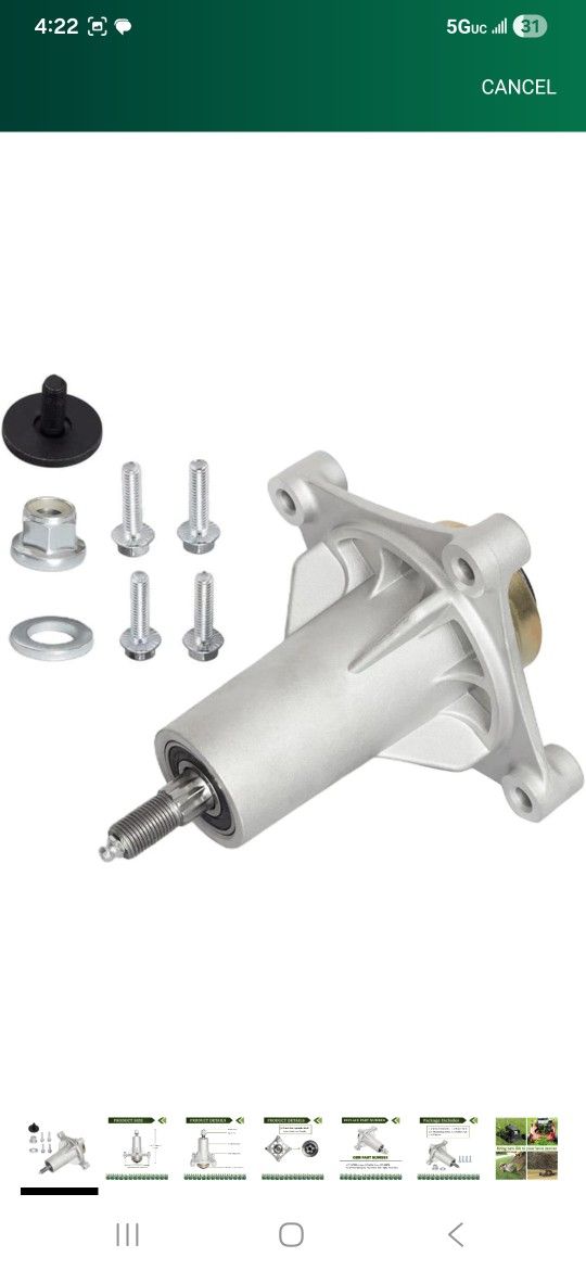 Lawn Mower Spindle Assembly Fit for Husqvarna 18770 81 92 01 01 01Fit Husavarna 42" 46" 48" 54" Mower Deck