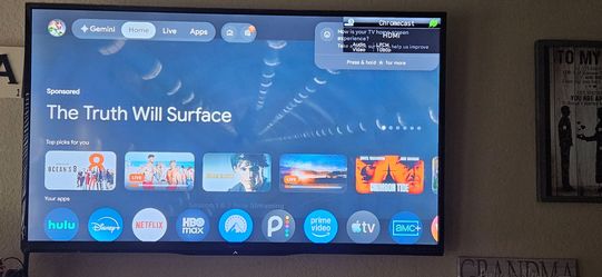 60" SHARP TV