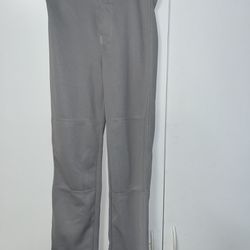 New Youth Baseball Pants In Large Gray