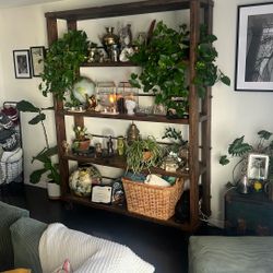 Restoration Hardware Freestanding Reclaimed Wood Shelving Unit