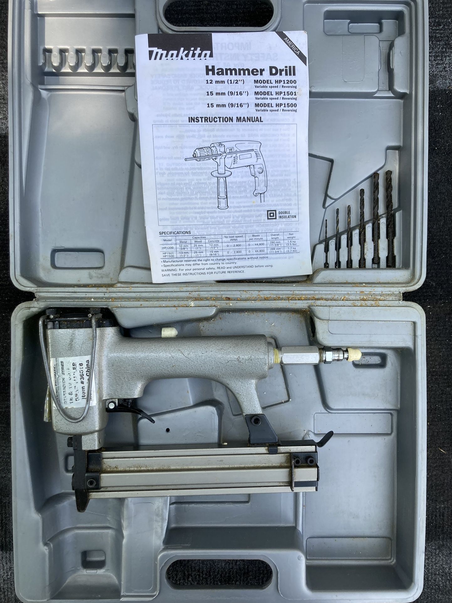 Central Pneumatic Air Brad Nailer #36618