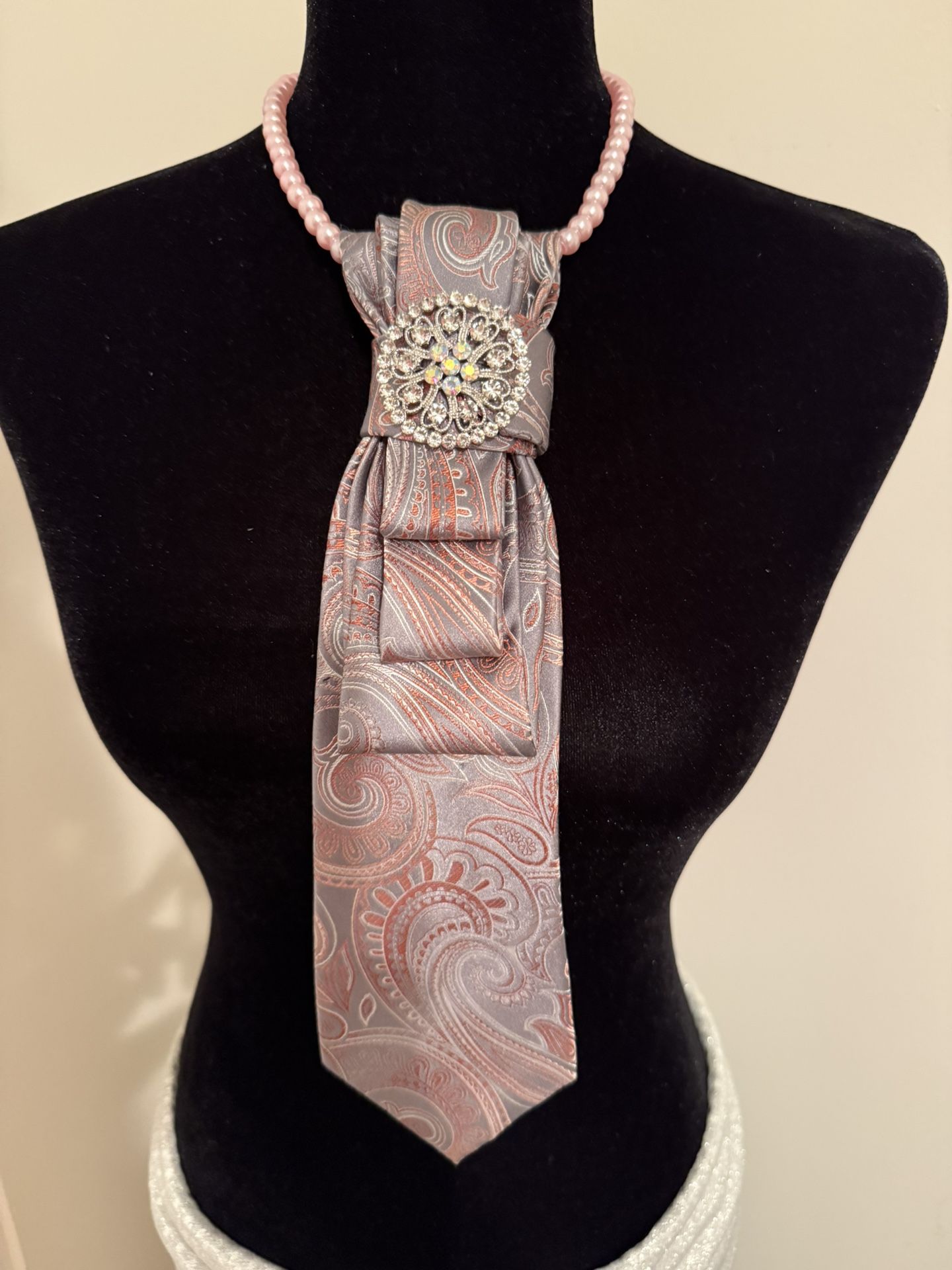 Custom Necktie Necklace, One Of A Kind. $35.