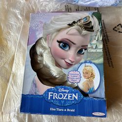 Elsa Tiara & Braid For $10.00 cash only pick up only