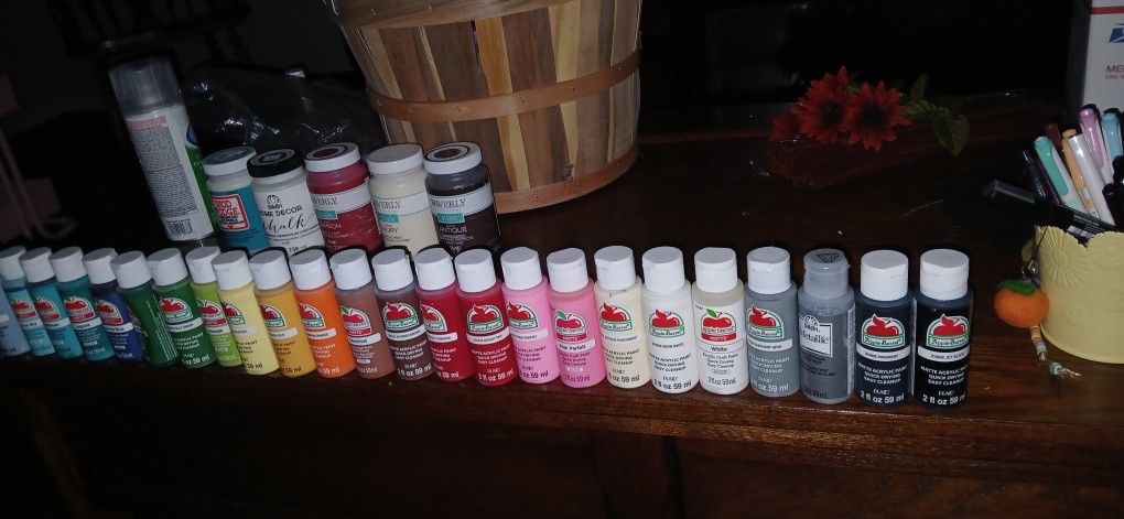 Lot Of Various Crafting Paints