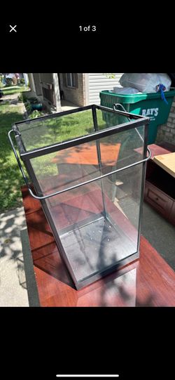 Metal And Glass Lantern 