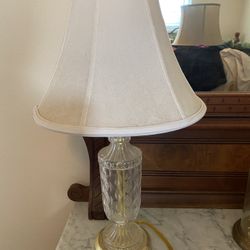 Vintage crystal Table Lamp