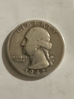 1942 silver quarter