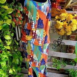 It's Tropical Theme Dress