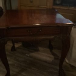 Solid Wood Side Table 