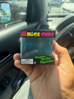 NeeDoh Nice Cube Squish Toy Blue