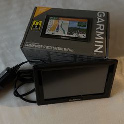 Garmin Drive 5” W/Lifetime Maps GPS