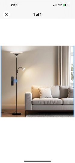 Dimmable Standing Lamp with Remote&Touch Control