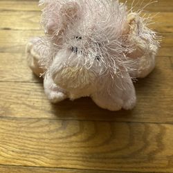 Ganz Webkinz Pink Pig HM002 Plush Spikey Fluffy Stuffed Animal Toy No Code 8”