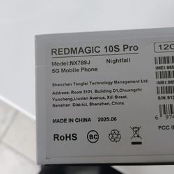 Red Magic 10s Pro Android Phone For Gaming Also NEW