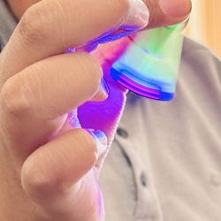 Light Up Spinning Pen $5