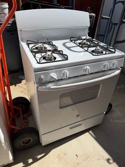 GE White Gas Range Stove Oven