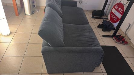Blue couch