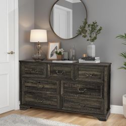 Brand New Rustic 7 Drawer Dresser