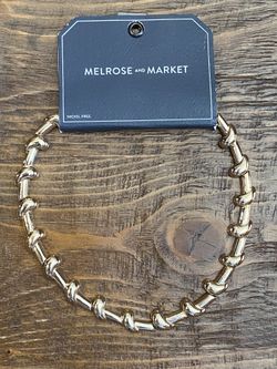 Melrose And Market, Gold Tone, Choker Brand New With Tags