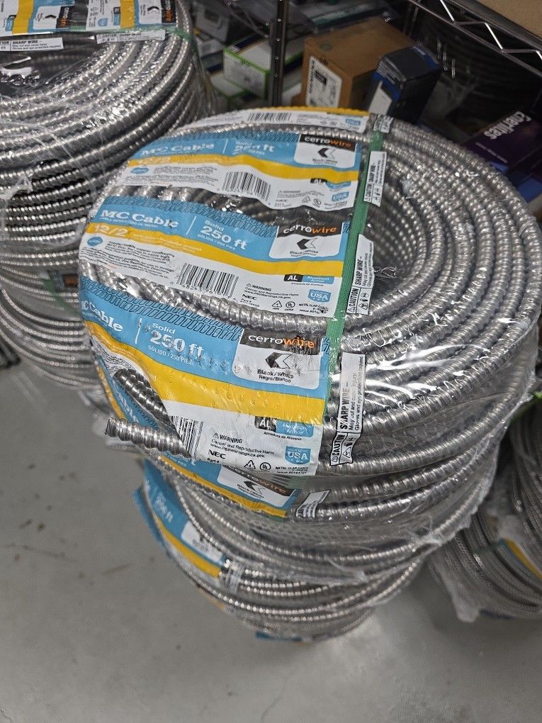 12/2 Mc Cable Wire Solid 250ft