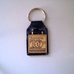 Vintage Commemorative Firestone 100th Anniversary Keyring Fob
